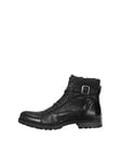 Jack & Jones Men's JFWALBANY Leather STS Chukka Boots, Black (Anthracite Anthracite), 12 UK
