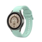 System-S Bracelet 20mm en Silicone pour Samsung Galaxy Watch 5 4 Smartwatch Vert, vert clair, Eine Grösse