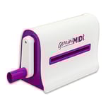 Crafters Companion GEMMIDI-M-GLO Gemini Midi Machine de découpe et d'embossage Scrapbooking, Fabrication de Cartes et travaux manuels – 15,2 x 22,9 cm, Blanc