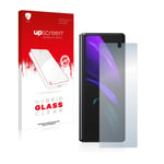 upscreen Screen Protector Film compatible with Samsung Galaxy Z Fold 2 5G - 9H Glass Protection, Extreme Scratch Resistant