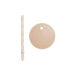 Straw Lid Til Eco Kids Kopper Og Glass, Beige