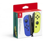 Nintendo Joy-Con Pair -spelkontrollpar, blå och neongul, Switch