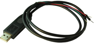 Kabel USB till TTL 3-pin (RX/TX/GND) 3.3V hane