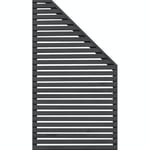 Jabo Skärm Horizont 4, 79x159x89 cm Höger höger svart 37109