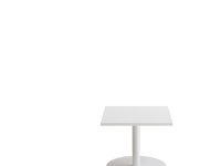 Bord Cirkum, 600x600mm, højde 500 mm, grå laminat med hvidt stel