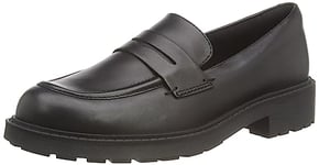 Clarks Women's Orinoco2 Penny Loafer, Black Black Leather, 6.5 UK