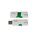 XD XDHU905GRE Lecteur USB Flash 64 Go USB Type-A 3.0 Vert, Blanc