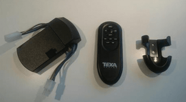 Texa Design - 3-steg fjärrkontroll (radiofrekvens) - Takfläkt
