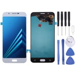 NIEFENG Screen replacement for Samsung Oled Material LCD Screen and Digitizer Full Assembly, Suitable for Galaxy A8 (Color : White)