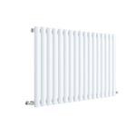 Hudson Reed Revive Single Horizontal Radiator 600mm H x 992mm W High Gloss White