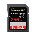 Secure Digital SDXC 256 GB SanDisk Extreme Pro, 300/260 MB/sek, Class 10, UHS-II U3, V90