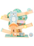 Small Foot - Wooden Marble Run Animals Pastel