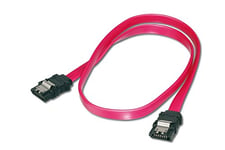 LogiLink CS0001 Câble SATA avec latch Mâle/Mâle 0,50 m Rouge
