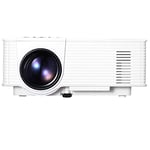 CGOLDENWALL Mini Projector 1920 * 1080P Portable Movie Projector with 50000 Hrs LED Lamp Life Compatible with TV Stick, HDMI, VGA, TF, AV and USB for Watching Movies Home Entertainment (White)