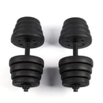Shoze 30Kg Dumbells Gym Weights Barbell Dumbbell Body Building Free Weight Set for Fitness And Exercise