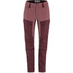 Fjällräven Womens Keb Trousers Curved Short (Lila (PORT-MESA PURPLE/357-410) 48)