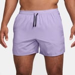 Nike Shorts Dri-fit Stride - Lila/svart/silver, storlek Medium