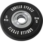 Gorilla Sports Bumper Plates COLOR 50 mm