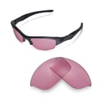 New Walleva Pink Replacement Lenses For Oakley Flak Jacket Sunglasses
