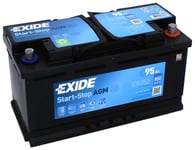 Exide Stop AGM batteri EK960 12 V 96 Ah CCA 850 A (EN)