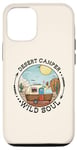 Coque pour iPhone 14 Pro Rétro Desert Camper Wild Soul Cactus Paysage Camping