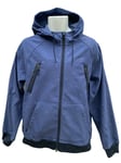 New NIKE Sportswear NSW MENS FIT STORM Active Soft Shell Rain Jacket Blue M