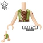 LEGO Elves Mini Figure Torso - Lime and Brown