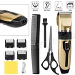 Electric Hair Clippers Mens Beard Body Trimmer Shaver Barber Cutting Set UK