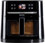 Daewoo Actuate Range, 8 Litre Air Fryer, One Touch Smart Cooking, AI Technology
