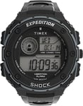 Timex Expedition Vibe Shock 50mm Montre avec Bracelet en Résine pour Homme TW4B24300
