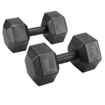 2x4kg/2x5kg/2x6kg/2x7.5kg/2x10kg Dumbbells Hex Dumbbell Weight Set Hand Weights