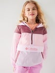 Boys, Columbia Youth Unisex Challenger Windbreaker - Pink Multi, Pink, Size Xl