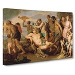 The Triumph Of Bacchus By Peter Paul Rubens Canvas Print for Living Room Bedroom Home Office Décor, Wall Art Picture Ready to Hang, 30 x 20 Inch (76 x 50 cm)