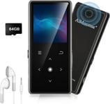 64GB MP3 Player with Bluetooth 5.2, AiMoonsa Music Player with Built-in HD Spea