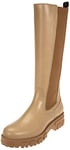 HUGO Women's Axel Chelsea Boot-c Ankle, Light Pastel Brown237, 8 UK