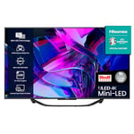 Hisense 65 Inch ULED Mini-LED Smart TV 65U7KQTUK - 144Hz VRR, HDMI 2.1, Quantum Dot Colour, Dolby Vision IQ, VIDAA, and Youtube, Freeview Play, Netflix and Disney+ (2023 New Model)
