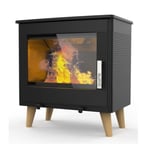 Supra - Poêle à bois étanche 7.3kw noir FR9016170B