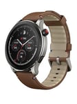 Amazfit Gtr 4 Fitness Watch - Vintage Brown Leather