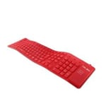 Nilox Clavier en Silicone Rouge USB/Ps2