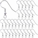 100 st silverörhängen krokar 925 sterling silver örtrådar krok