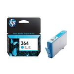 HP 364 Original Ink Cartridge Cyan Single Pack No Box FOR HP PhotoSmart B 110/C