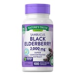 Sambucus Black Elderberry Quick Release 2000 mg 100 Caps By Nature's Truth