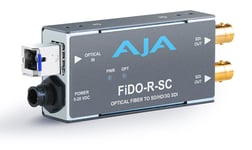AJA FiDO-R-SC:  1 ch SC Fiber to 3G-SDI Receiver