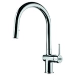 Franke ACTIVE J SPOUT PULL-OUT SPRAY CH Active J Spout Pull-Out Spray Tap - CHROME