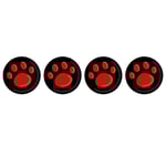 Protecteur De Poignée De Manette De Jeu Patte De Chat En Silicone, 4 Pièces, Pour Manette Ps5, Ps4, Ps3, Xbox One 360, Analogique 3d