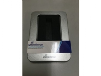 MediaRange BOX901, Förvaringslåda, Silver, Rektangulär, Gjuten aluminium, Plast, Monokromatiskt, Universal