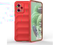 Hurtel Magic Shield Fodral För Xiaomi Redmi Note 12 5G / Poco X5 5G Flexibelt Fodral Med Pansar Röd