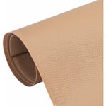 Reparationsläderlapp, läderlapp, 5 st självhäftande läderlapp, hållbar, nötningsbeständig konstläder, klistermärke (20 x 30 cm, khaki