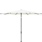 Glatz, Smart parasoll 200 cm anthracite Kat.5 510 White