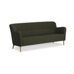 Swedese Nova soffa 3-sits 200 cm Rami 6054 Mörkgrön-ek oljad